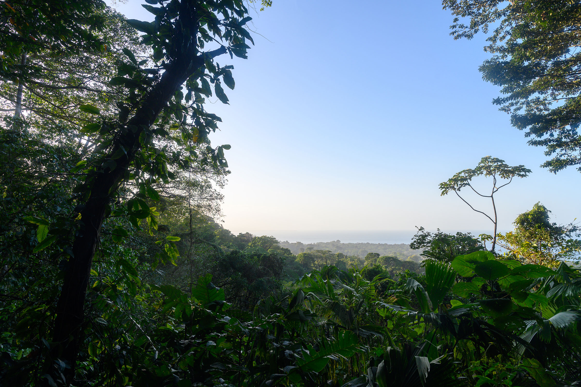 Blick auf das Karibische Meer vor Costa Rica
